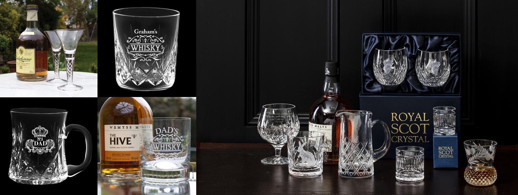 Edinburgh Crystal brandy Glasses — Gdad's Collectables