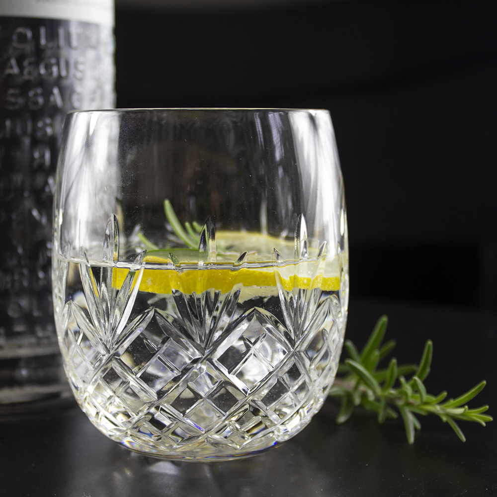 Single Edinburgh Gin & Tonic Tumbler (G&T) 12 oz (Barrel Shaped) 95mm
