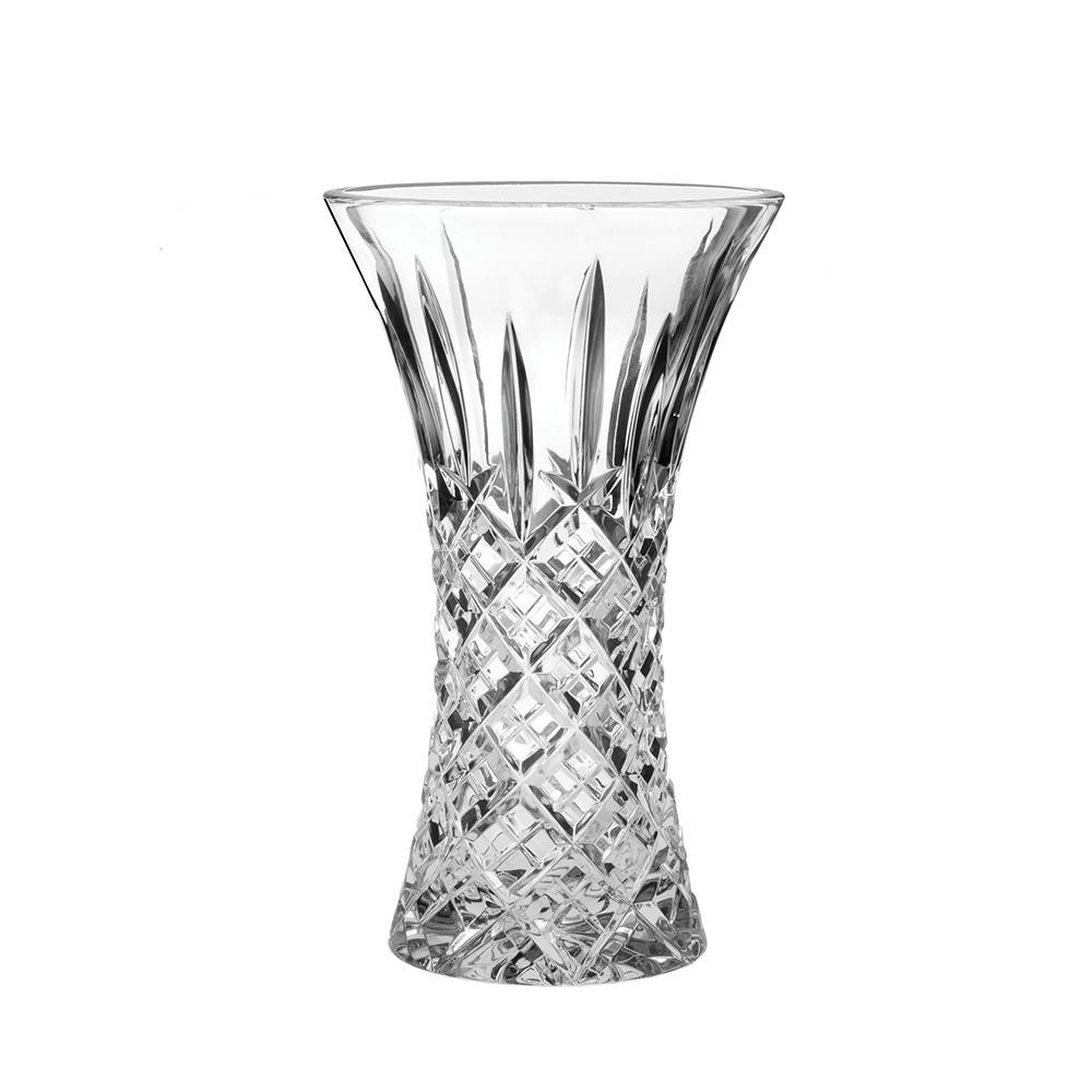 London Large Waisted Vase 230mm (Gift Boxed) | Royal Scot Crystal