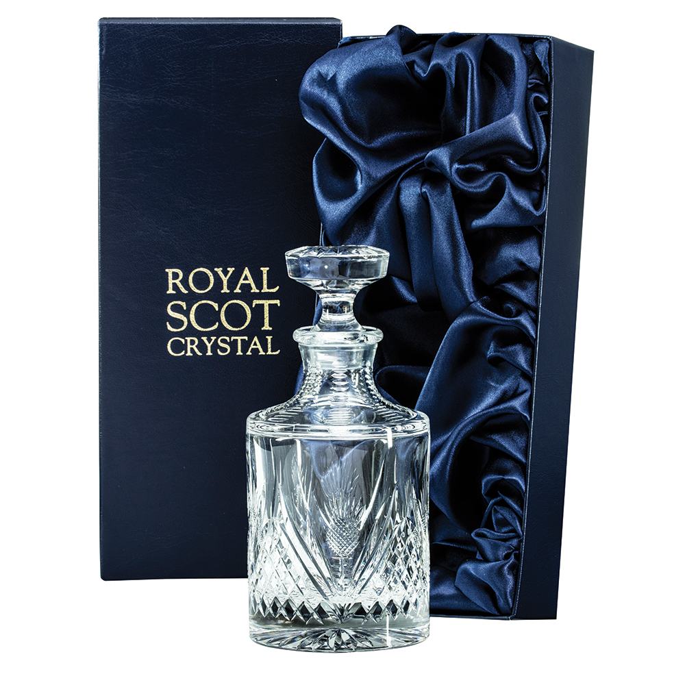 Scottish Thistle Single Malt Rd Spirit Decanter 200mm (Presentation