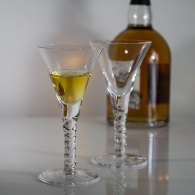 Barley Twist - 2 Whisky Dram / Whisky Glasses 140mm (Gift Boxed) | Royal Scot Crystal