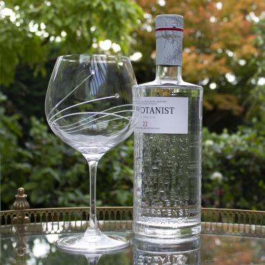 Diamante (Swarovski) - Single Gin and Tonic (G&T) Copa Glass (Gift Boxed) | Royal Scot Crystal