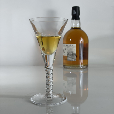 Barley Twist - 1 Whisky Dram / Whisky Glass 140mm (Gift Boxed) | Royal Scot Crystal