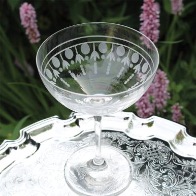 Nouveau - Single Saucer Champagne (Coupe) Glass (Gift Boxed Individually) 