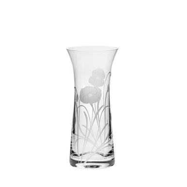 Poppy Field - Lily Vase 230mm (Gift Boxed) | Royal Scot Crystal