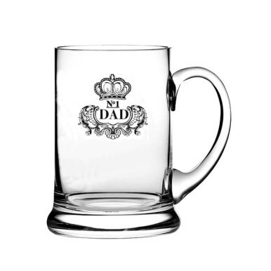 Real Ale Beer Tankard Engraved NO.1 DAD  (Gift Boxed) - perfect for Father's day