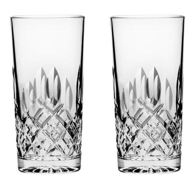 Westminster 2 Crystal Tall Tumblers - 150mm (Gift Boxed) | Royal Scot Crystal