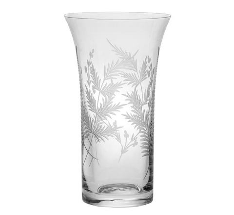 Woodland Fern Large Flared Vase  - 255mm (Gift Boxed) | Royal Scot Crystal