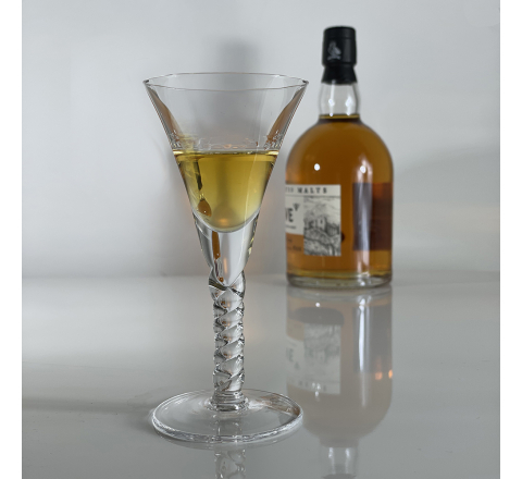 Barley Twist - 1 Whisky Dram / Whisky Glass 140mm (Gift Boxed) | Royal Scot Crystal