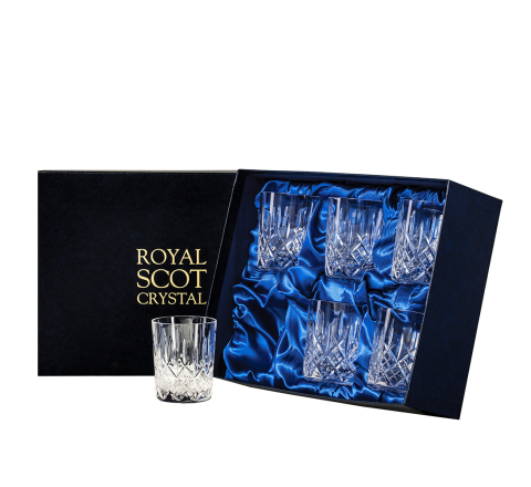 London - 6 Crystal Small Whisky Tumblers 87mm (Presentation Boxed) | Royal Scot Crystal