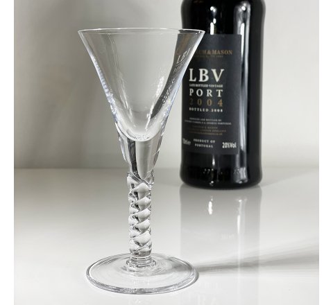 Barley Twist -1 Port / Sherry Glass 140mm (Gift Boxed) | Royal Scot Crystal