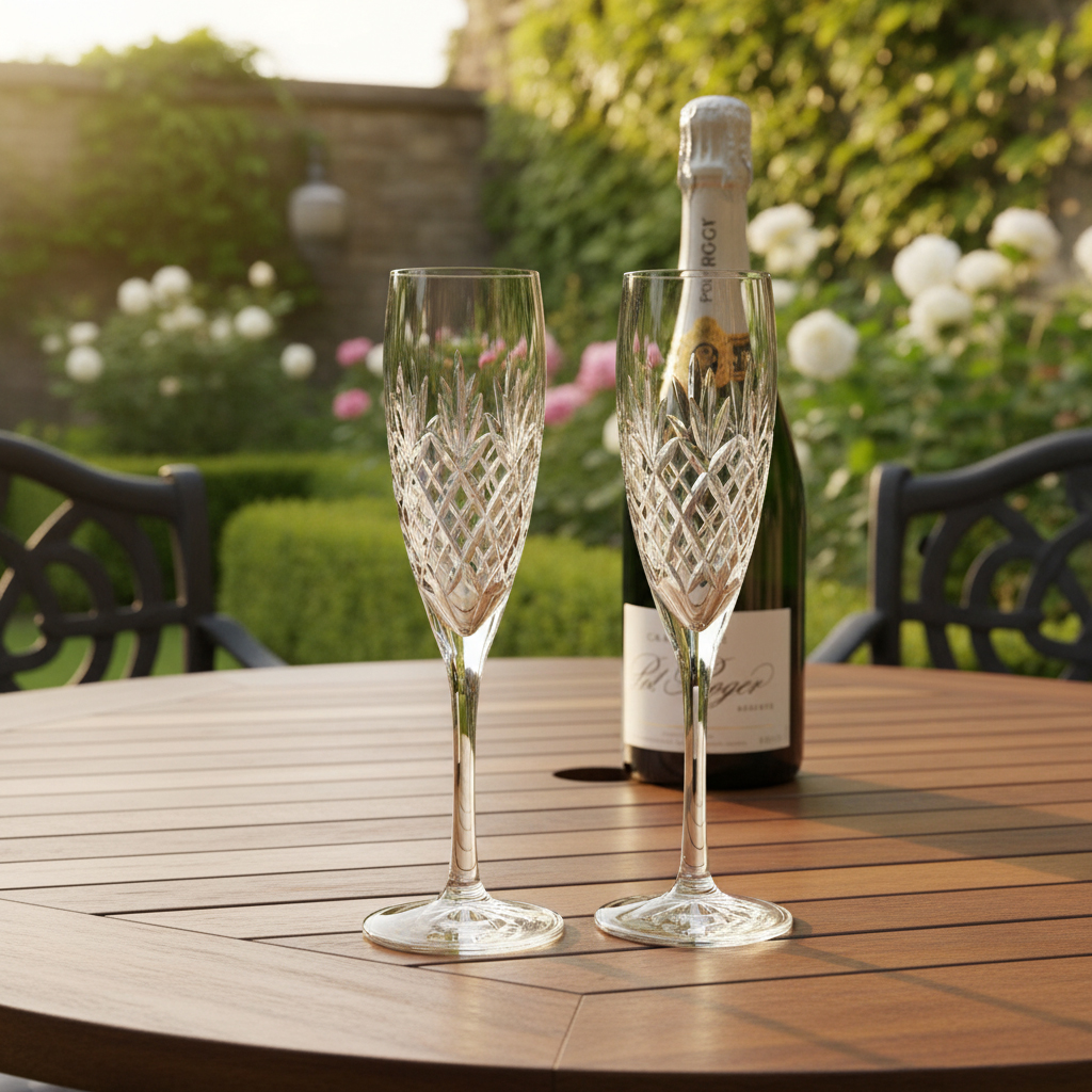 Edinburgh - 2 Crystal Port / Sherry Glasses 178mm (Presentation
