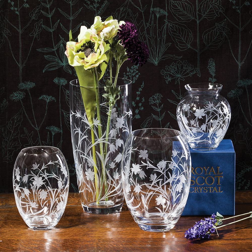Meadow Flowers Large Flared Vase 260mm (Gift Boxed) | Royal Scot
